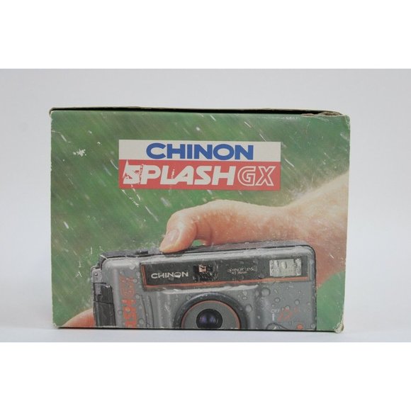 New Chinon Splash GX AF Gray Point & Shoot Weather Proof 35mm Film Camera NOS - Picture 6 of 11